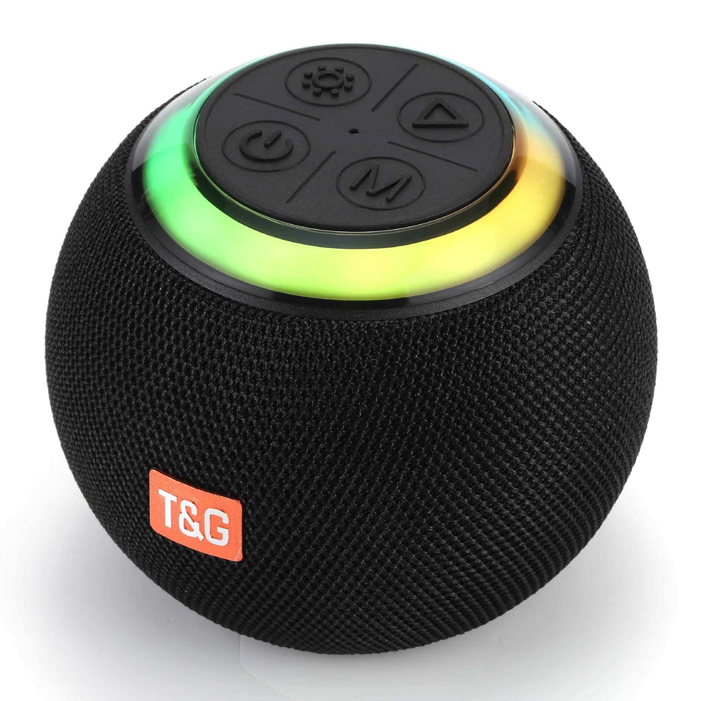 New TG683 Bluetooth Speaker Round Colorful Light Card Insert U Disk Outdoor Portable Big Speaker Mini Subwoofer