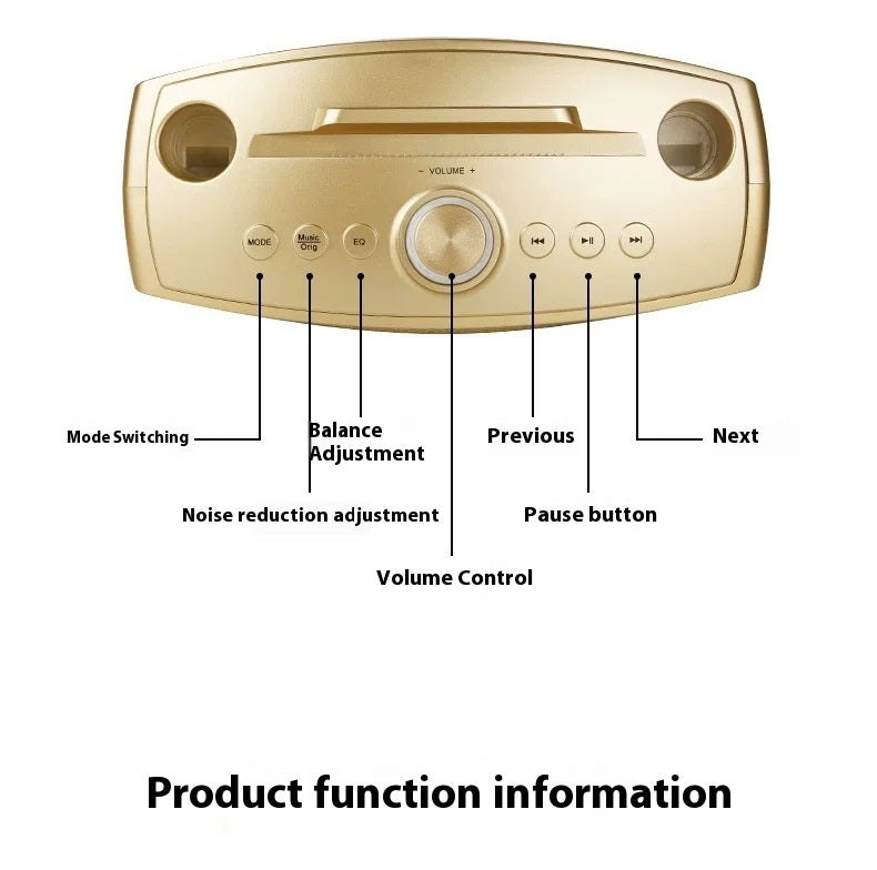 SD306S Bluetooth Speaker Owl Mobile Phone Singing Wireless Microphone Dual Speaker Microphone Speaker Manufacturer Supply