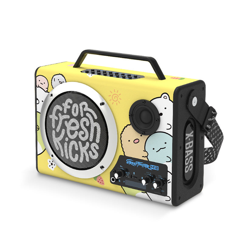 Hip-Hop Style Bluetooth Speaker Fashion Trend Music Companion Portable Hip-Hop Style Bluetooth Speaker Hip-Hop Style