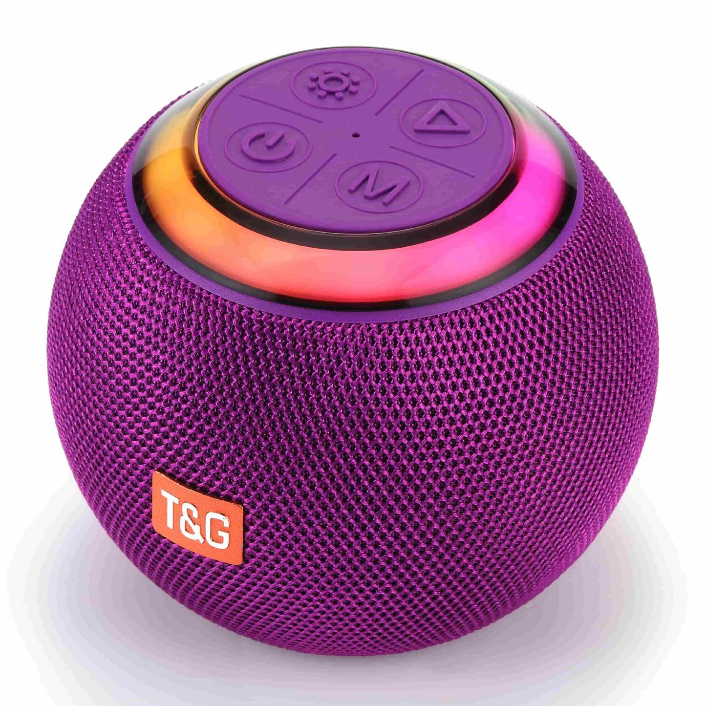 New TG683 Bluetooth Speaker Round Colorful Light Card Insert U Disk Outdoor Portable Big Speaker Mini Subwoofer