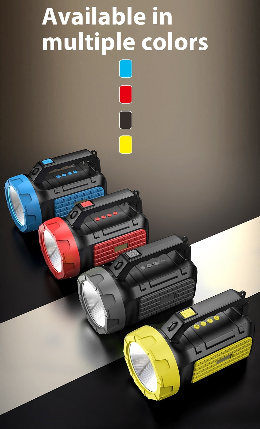 Outdoor Speaker Bluetooth Speaker Wireless Card Slot Solar Creative Multifunctional Flashlight Portable Speaker