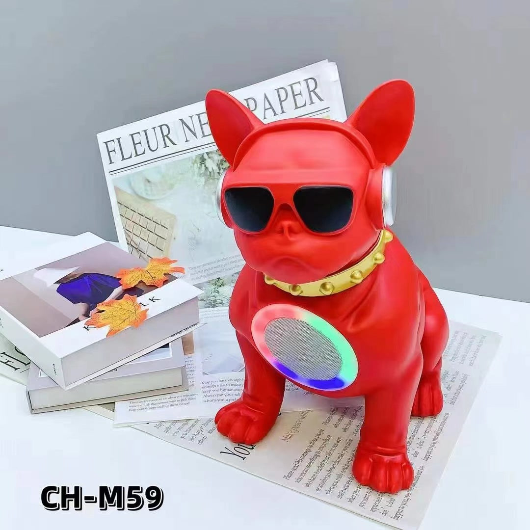 Cartoon Multifunctional Bluetooth Speaker Wireless Card Slot Square Dance Subwoofer Home Desktop Light Big Speaker