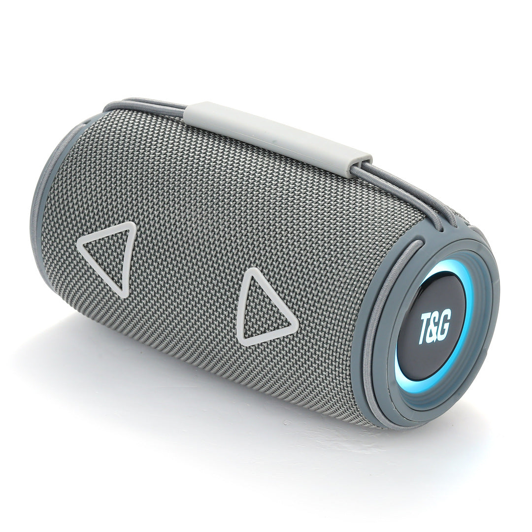 Cross-Border New Bluetooth Speaker TG657 Outdoor Portable Sports Cylindrical RGB Lighting Handheld Subwoofer Speaker