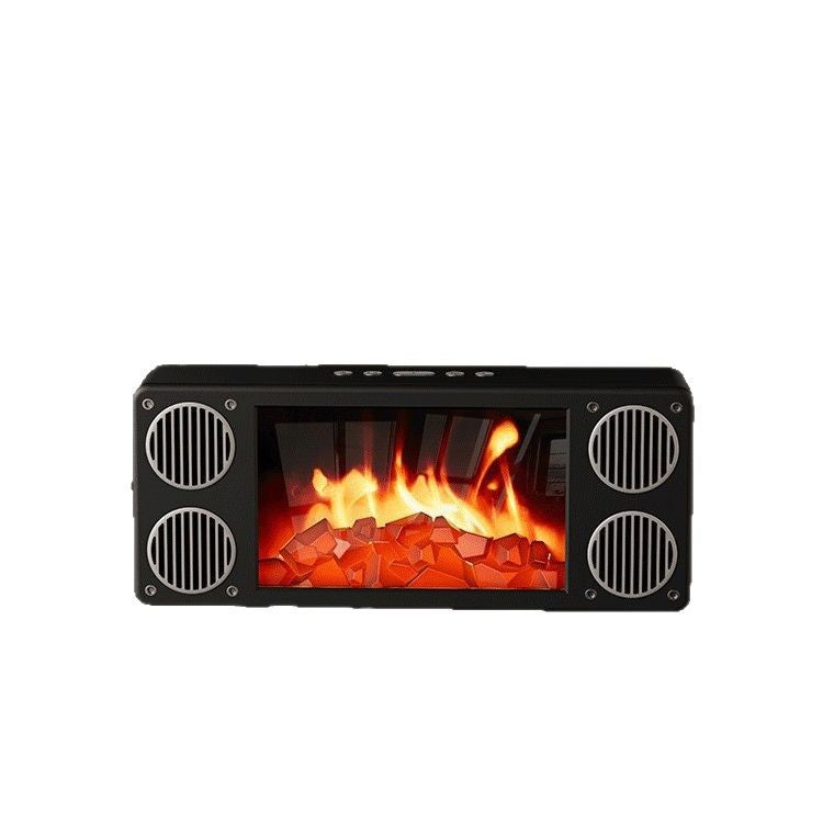 New Flame Fireplace Speaker Creative Small Home Speaker Panoramic Surround Smart Bluetooth Speaker