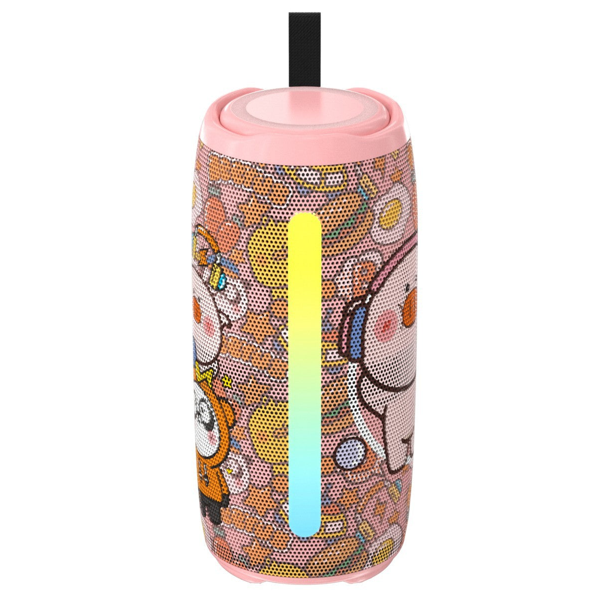 Cartoon Bluetooth Speaker Outdoor Camping Portable Subwoofer Bluetooth Speaker with Light and Deep Bass