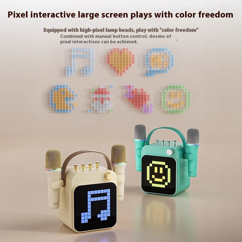 Sony Ericsson SK15S Microphone Karaoke Speaker Home KTV Wireless Bluetooth Speaker Microphone Children's Day Gift