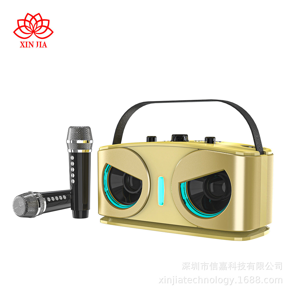 SD306 Bluetooth Speaker with Microphone A922 Home Outdoor Portable KTV Wireless Karaoke Speaker Set