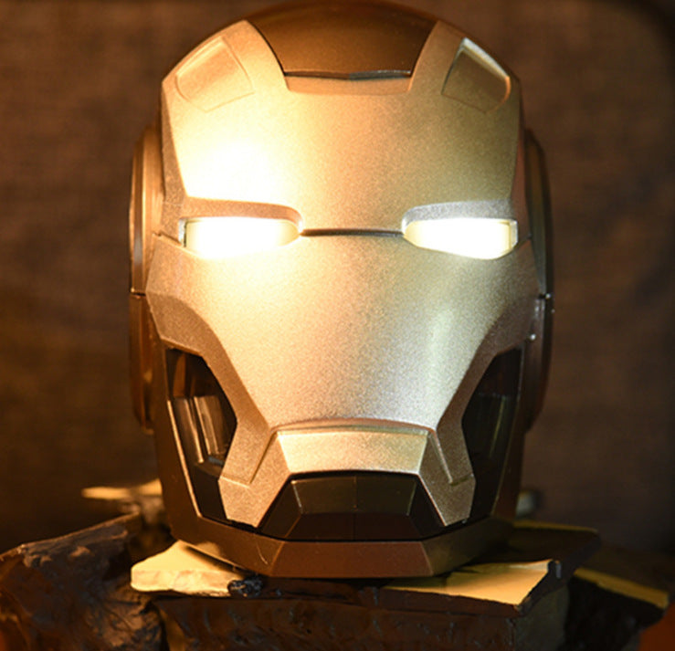 New Bluetooth Speaker Iron Man Bumblebee Helmet Creative Gift Novelty Radio Card Slot Phone Speaker