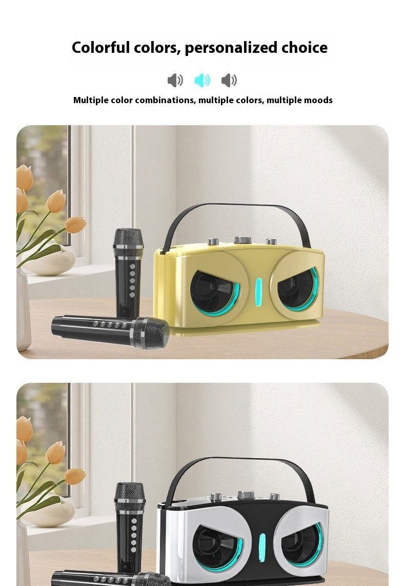 SD306 Bluetooth Speaker with Microphone A922 Home Outdoor Portable KTV Wireless Karaoke Speaker Set