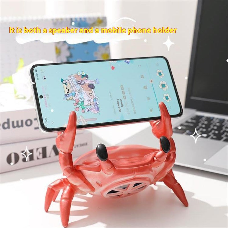 Birthday Gift for Girlfriends and Boyfriends, Practical and Funny Creative Crab Bluetooth Speaker Gift