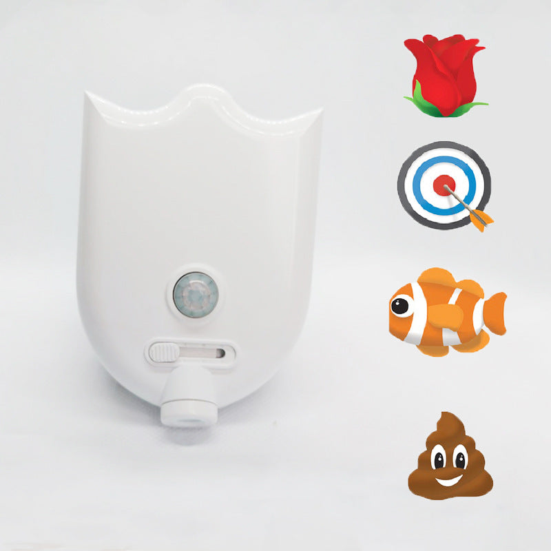 Hot Sale LED Human Body Induction Toilet Light New Projection Toilet Night Light