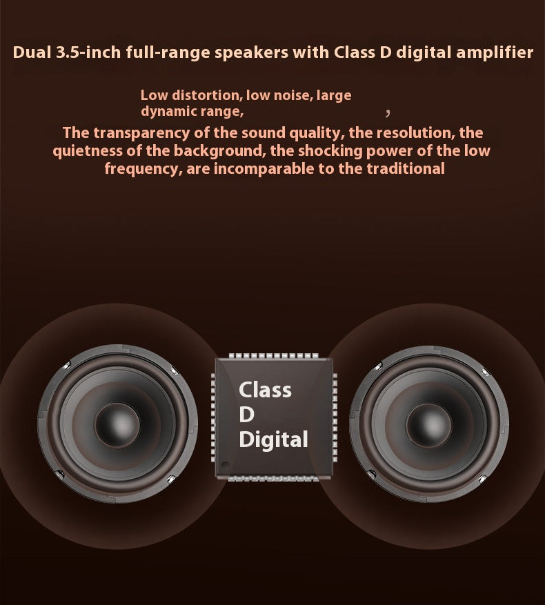 Shanshui MCB800 Wireless Bluetooth Speaker 3D Surround Home Portable Mini FM Radio Audiophile CD Player