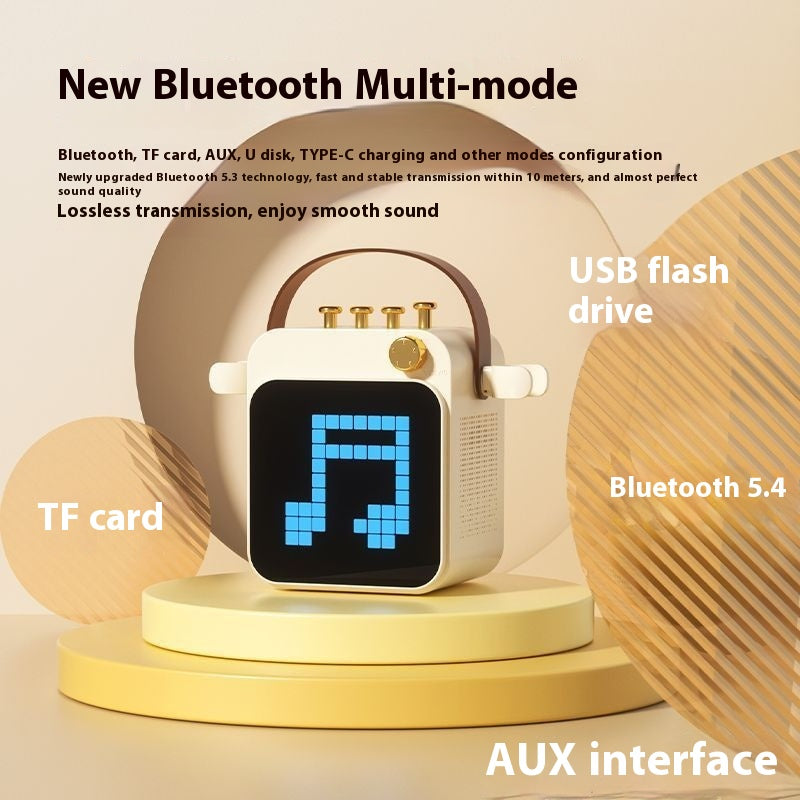 Sony Ericsson SK15S Microphone Karaoke Speaker Home KTV Wireless Bluetooth Speaker Microphone Children's Day Gift
