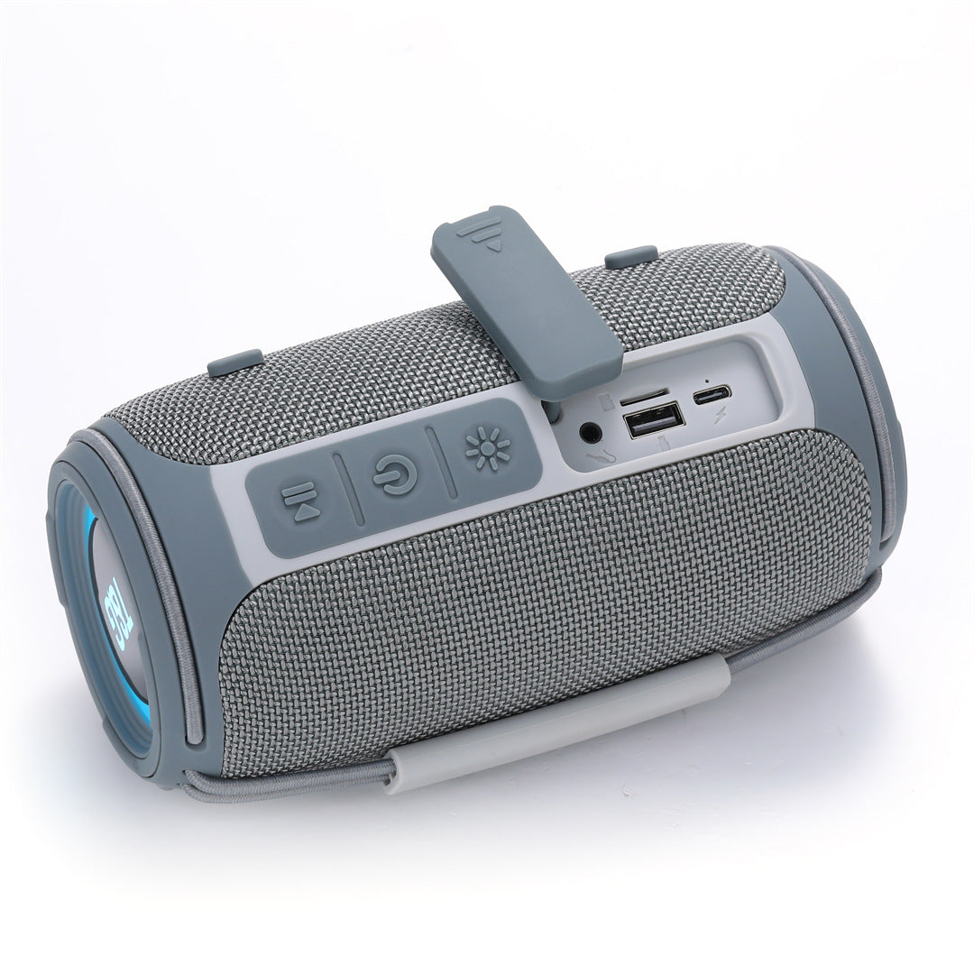 Cross-Border New Bluetooth Speaker TG657 Outdoor Portable Sports Cylindrical RGB Lighting Handheld Subwoofer Speaker