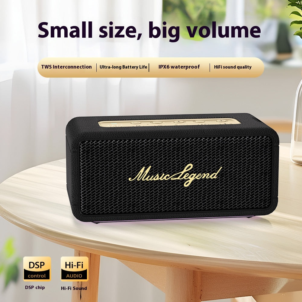 Music Legend Light-Picking Generation Berlin Sound Bluetooth Speaker Wireless Audiophile Grade