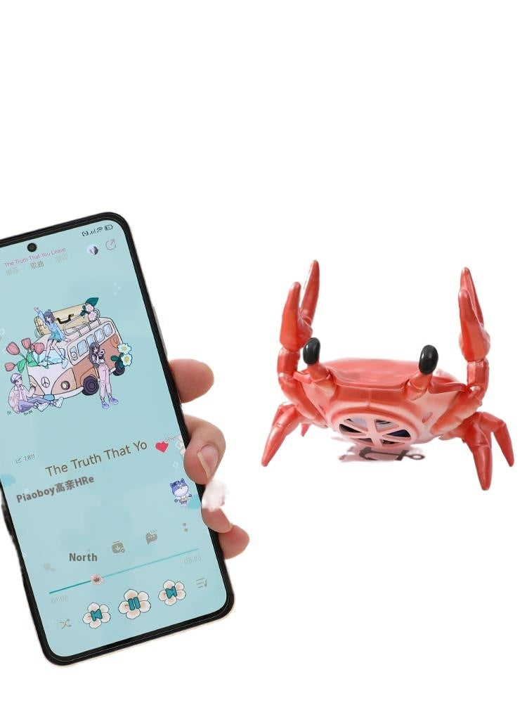 Birthday Gift for Girlfriends and Boyfriends, Practical and Funny Creative Crab Bluetooth Speaker Gift