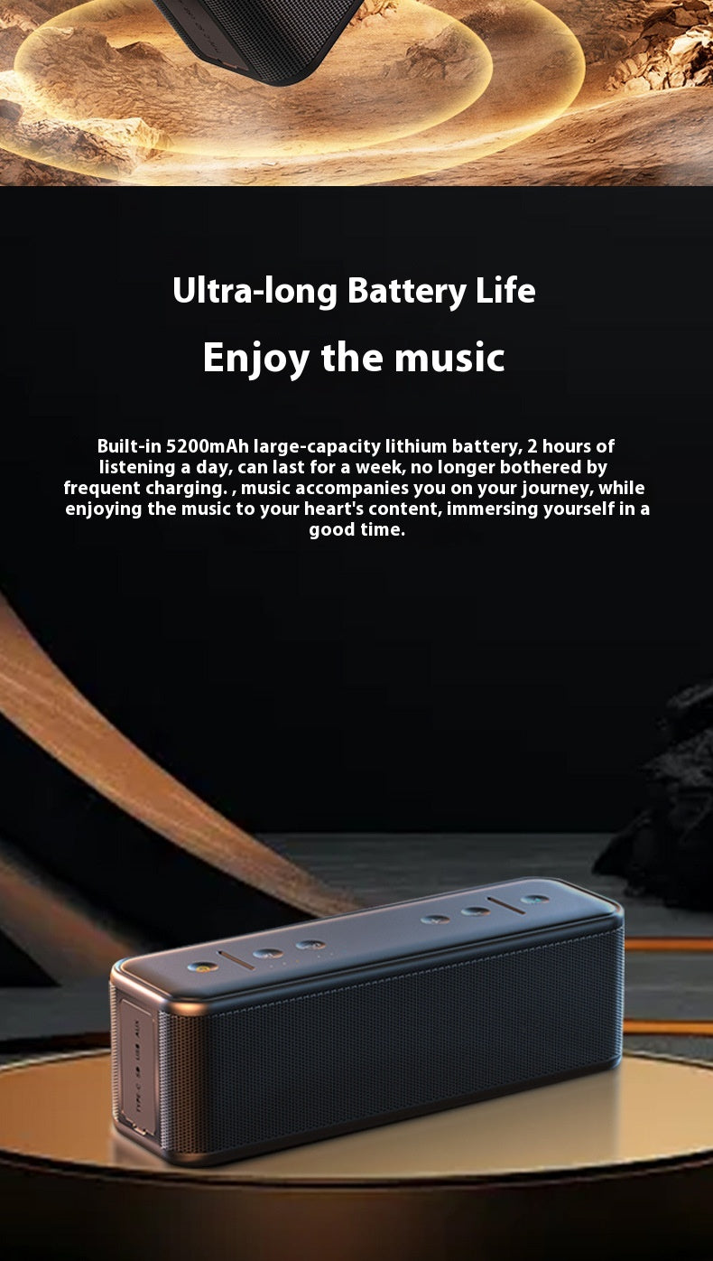 Berlin Sound Bluetooth Speaker High-Quality Sound Large Volume Subwoofer Home Audiophile Wireless Bluetooth Speaker