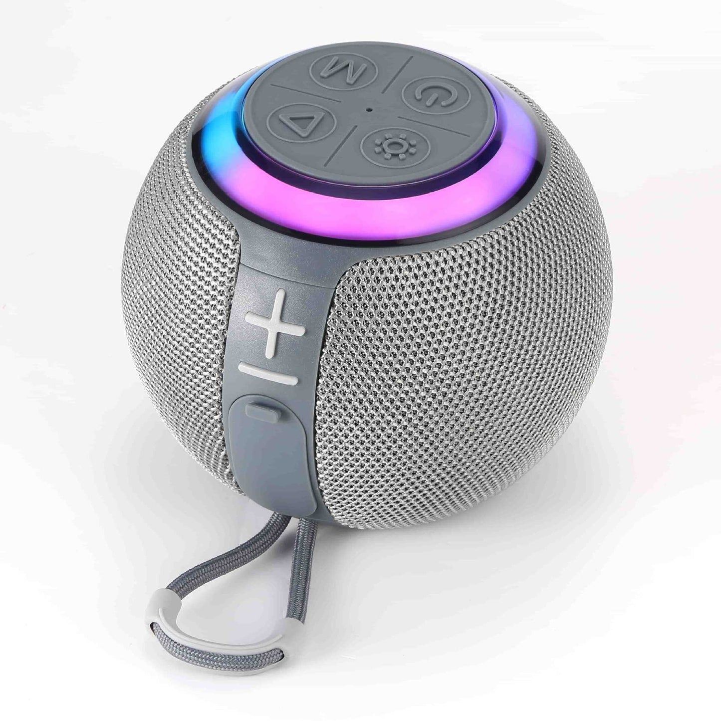 New TG683 Bluetooth Speaker Round Colorful Light Card Insert U Disk Outdoor Portable Big Speaker Mini Subwoofer