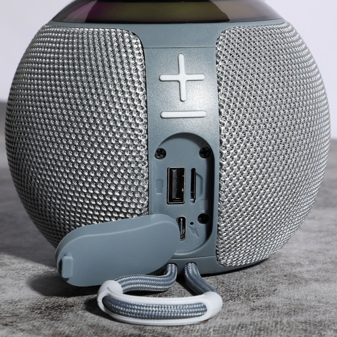 New TG683 Bluetooth Speaker Round Colorful Light Card Insert U Disk Outdoor Portable Big Speaker Mini Subwoofer