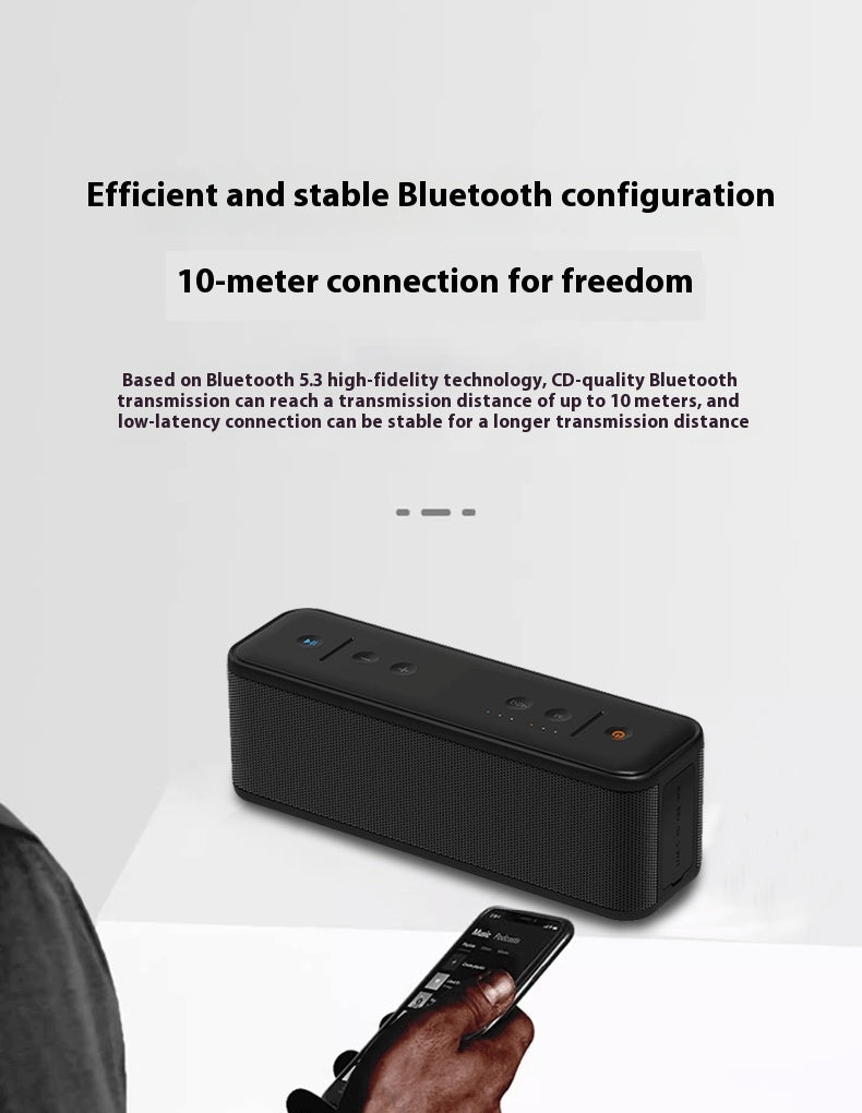 Berlin Sound Bluetooth Speaker High-Quality Sound Large Volume Subwoofer Home Audiophile Wireless Bluetooth Speaker