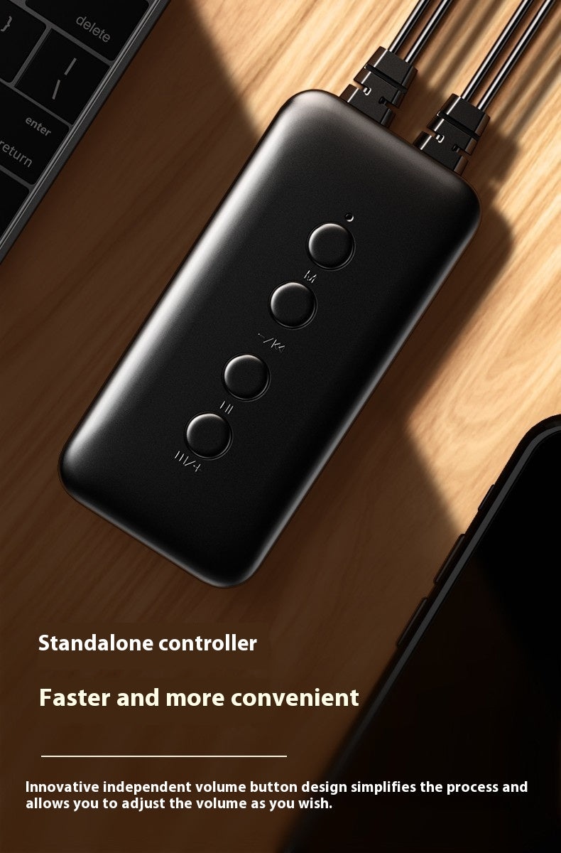 SADA V121 Computer Speaker Desktop Home Small Speaker Wooden Desktop Subwoofer Active