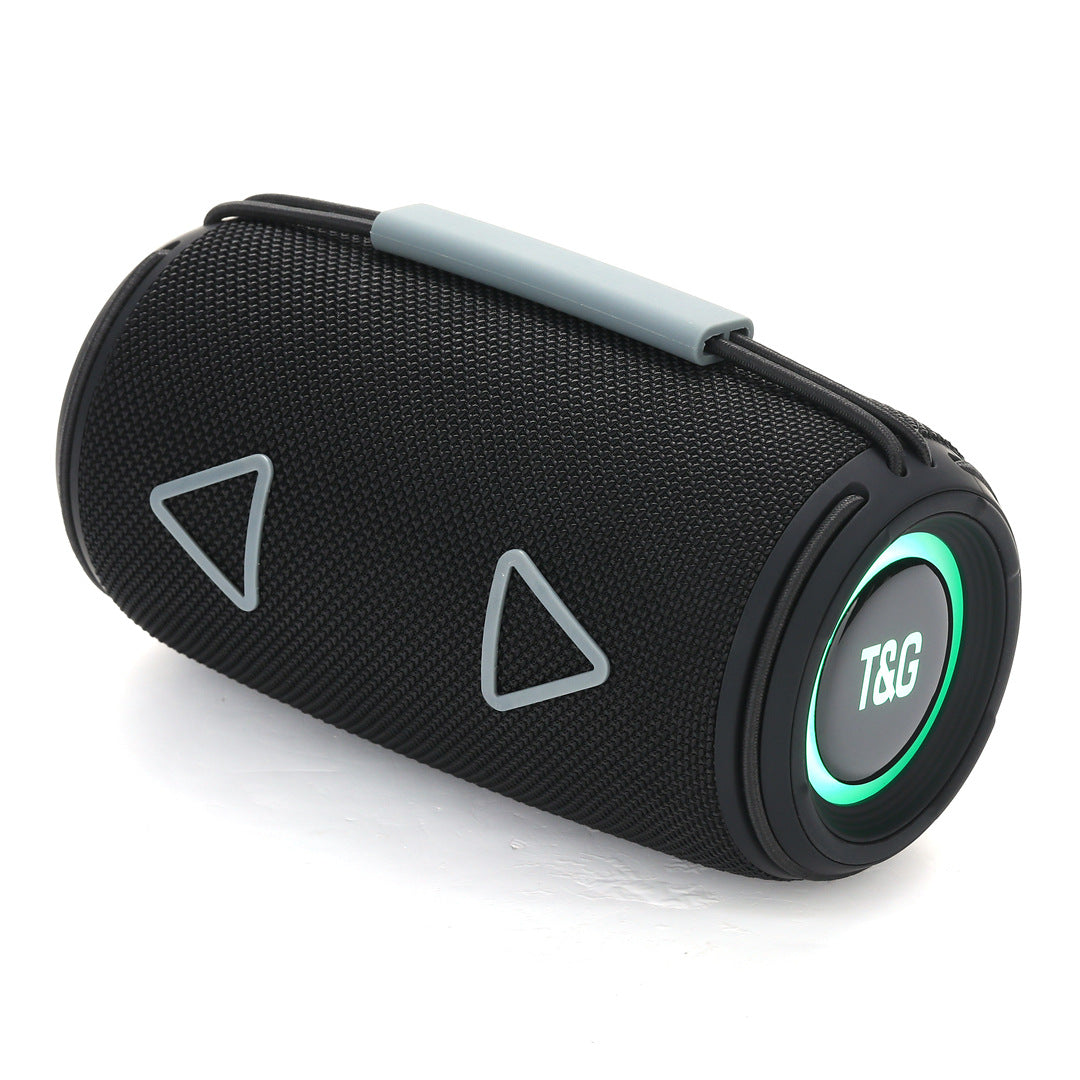 Cross-Border New Bluetooth Speaker TG657 Outdoor Portable Sports Cylindrical RGB Lighting Handheld Subwoofer Speaker