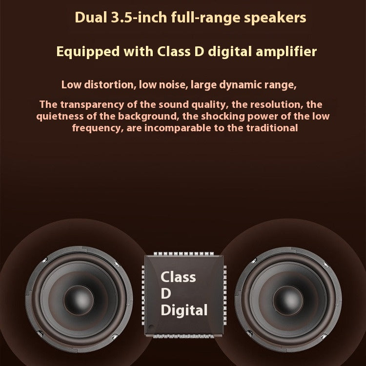 Shanshui MCB800 Wireless Bluetooth Speaker 3D Surround Home Portable Mini FM Radio Audiophile CD Player