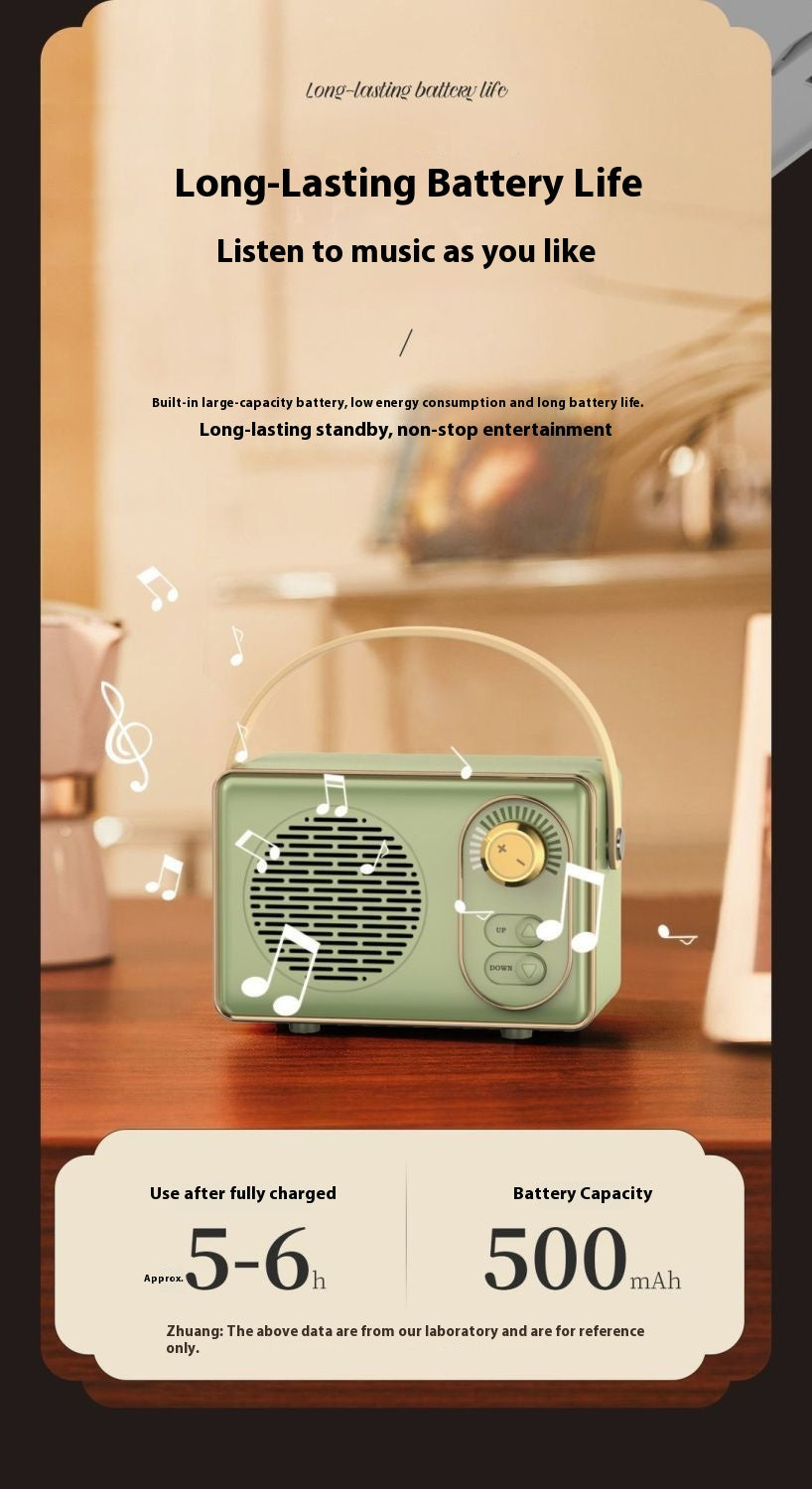 Bluetooth Speaker Desktop Subwoofer Large Volume Home Card Portable Outdoor Wireless High Sound Quality Audio Gift