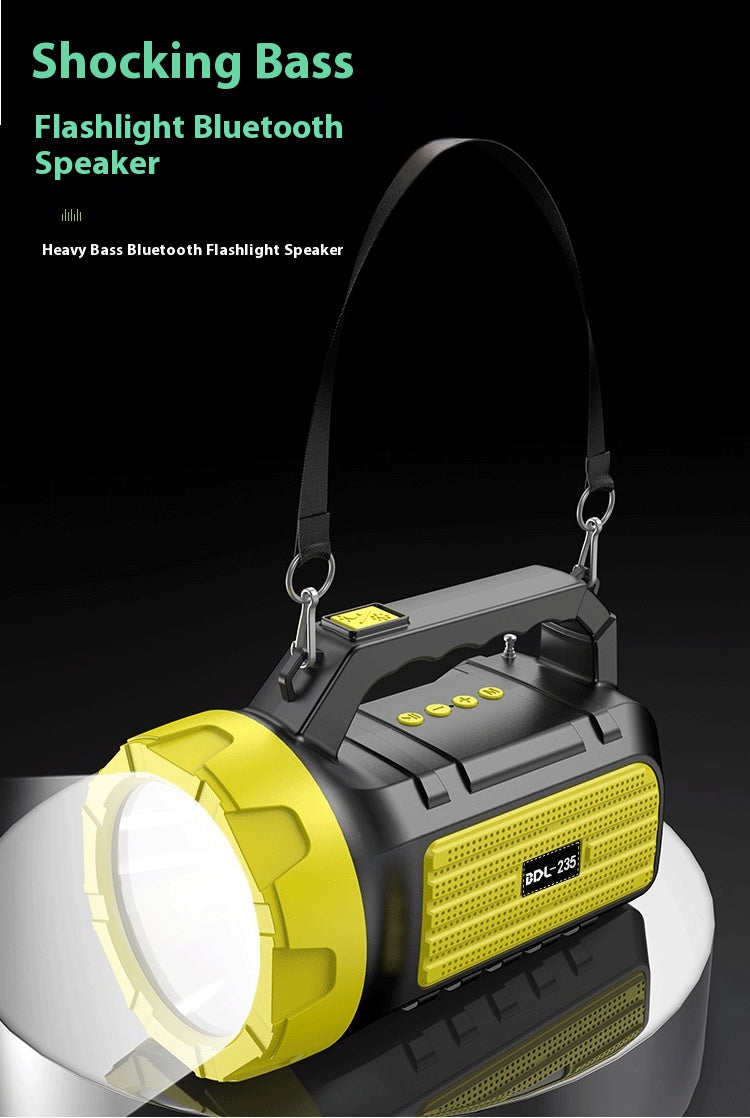 Outdoor Speaker Bluetooth Speaker Wireless Card Slot Solar Creative Multifunctional Flashlight Portable Speaker