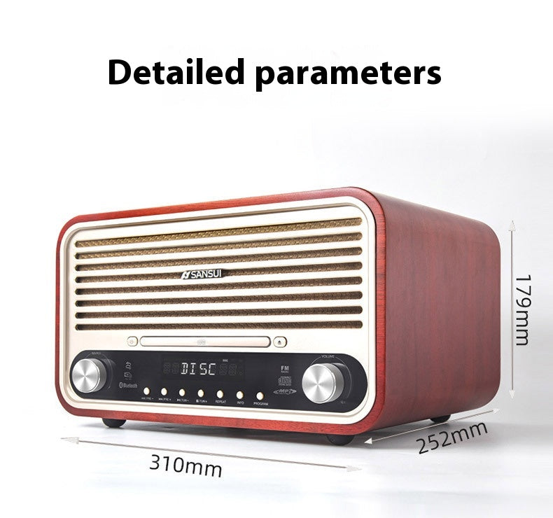 Shanshui MCB800 Wireless Bluetooth Speaker 3D Surround Home Portable Mini FM Radio Audiophile CD Player