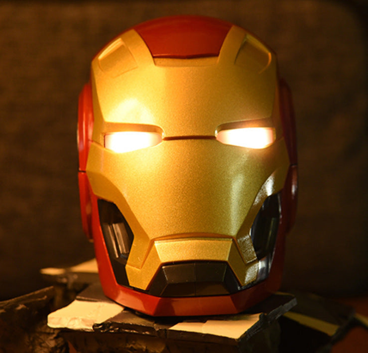 New Bluetooth Speaker Iron Man Bumblebee Helmet Creative Gift Novelty Radio Card Slot Phone Speaker