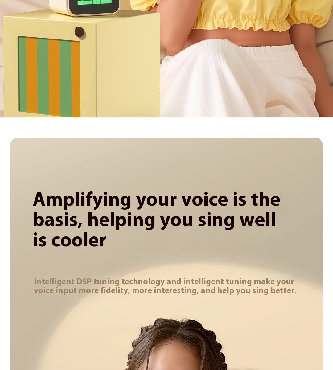 Sony Ericsson SK15S Microphone Karaoke Speaker Home KTV Wireless Bluetooth Speaker Microphone Children's Day Gift