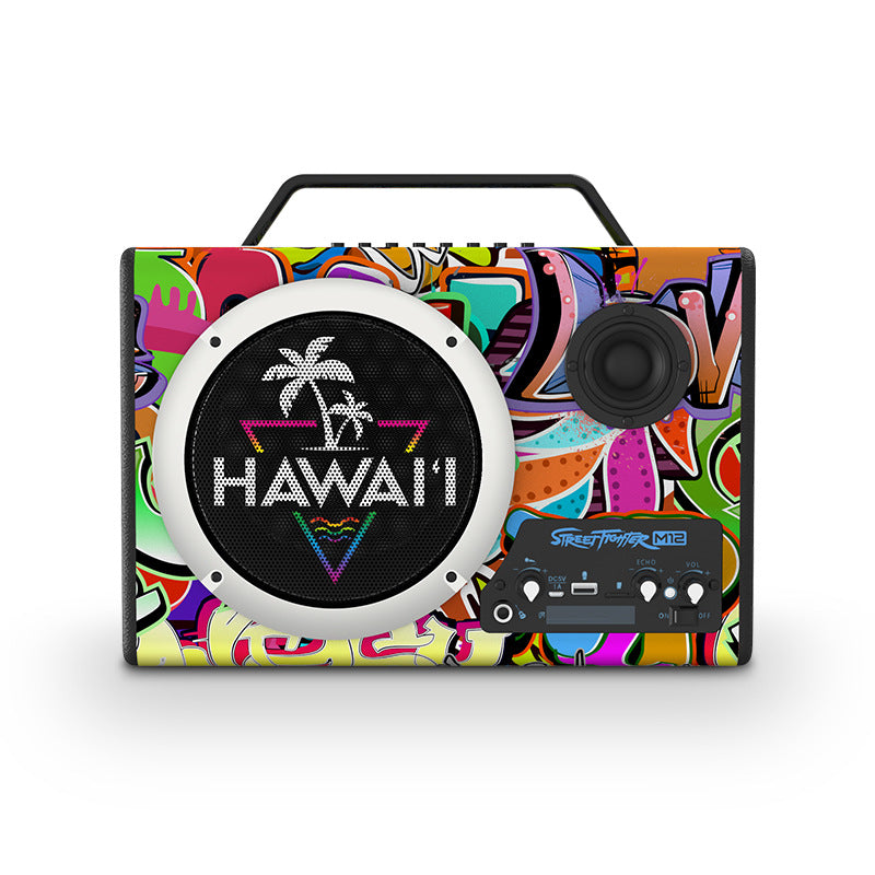 Hip-Hop Style Bluetooth Speaker Fashion Trend Music Companion Portable Hip-Hop Style Bluetooth Speaker Hip-Hop Style