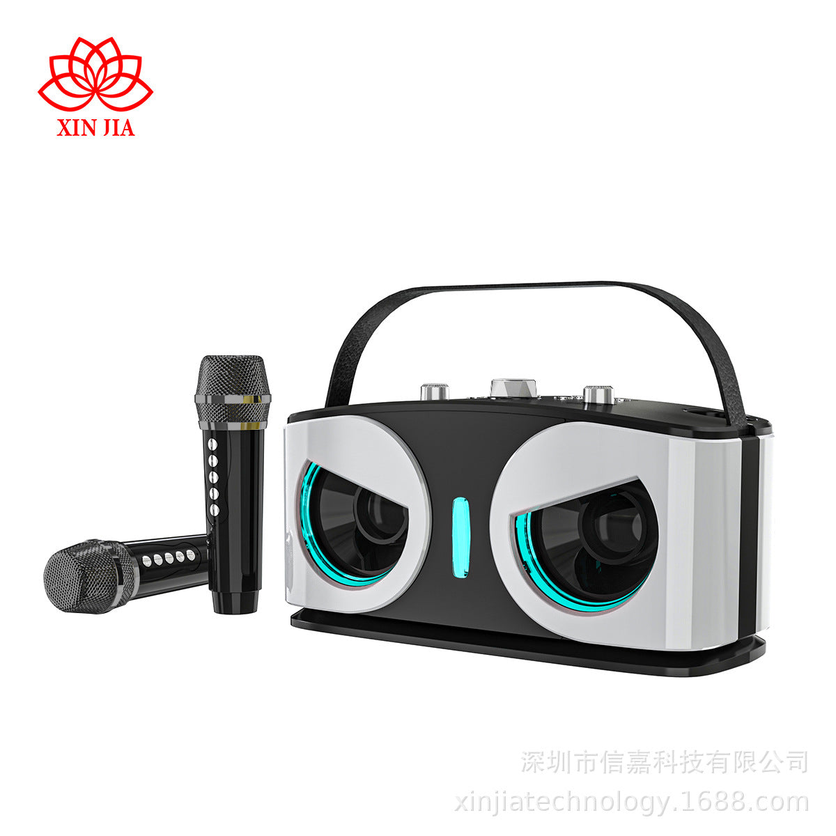 SD306 Bluetooth Speaker with Microphone A922 Home Outdoor Portable KTV Wireless Karaoke Speaker Set