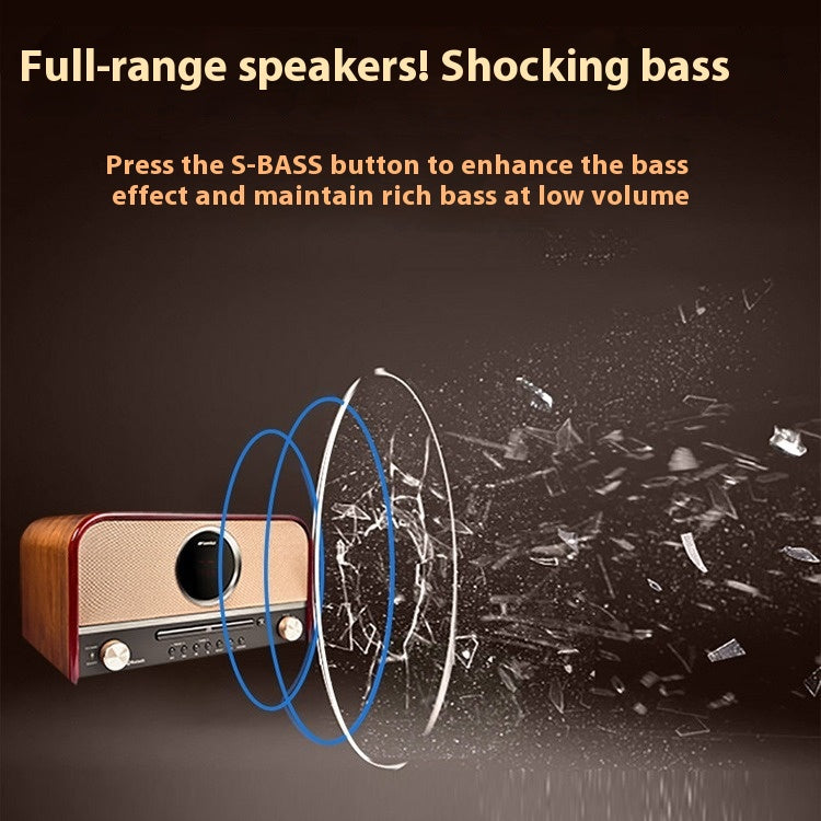 Shanshui MCB800 Wireless Bluetooth Speaker 3D Surround Home Portable Mini FM Radio Audiophile CD Player
