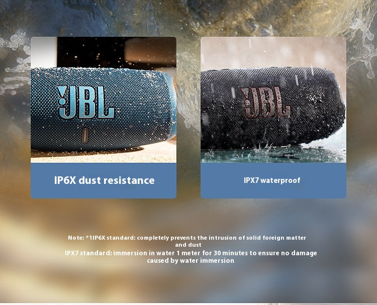 JBL CHARGE5 Music Shockwave 5th Generation Portable Bluetooth Speaker + Subwoofer Outdoor Speaker