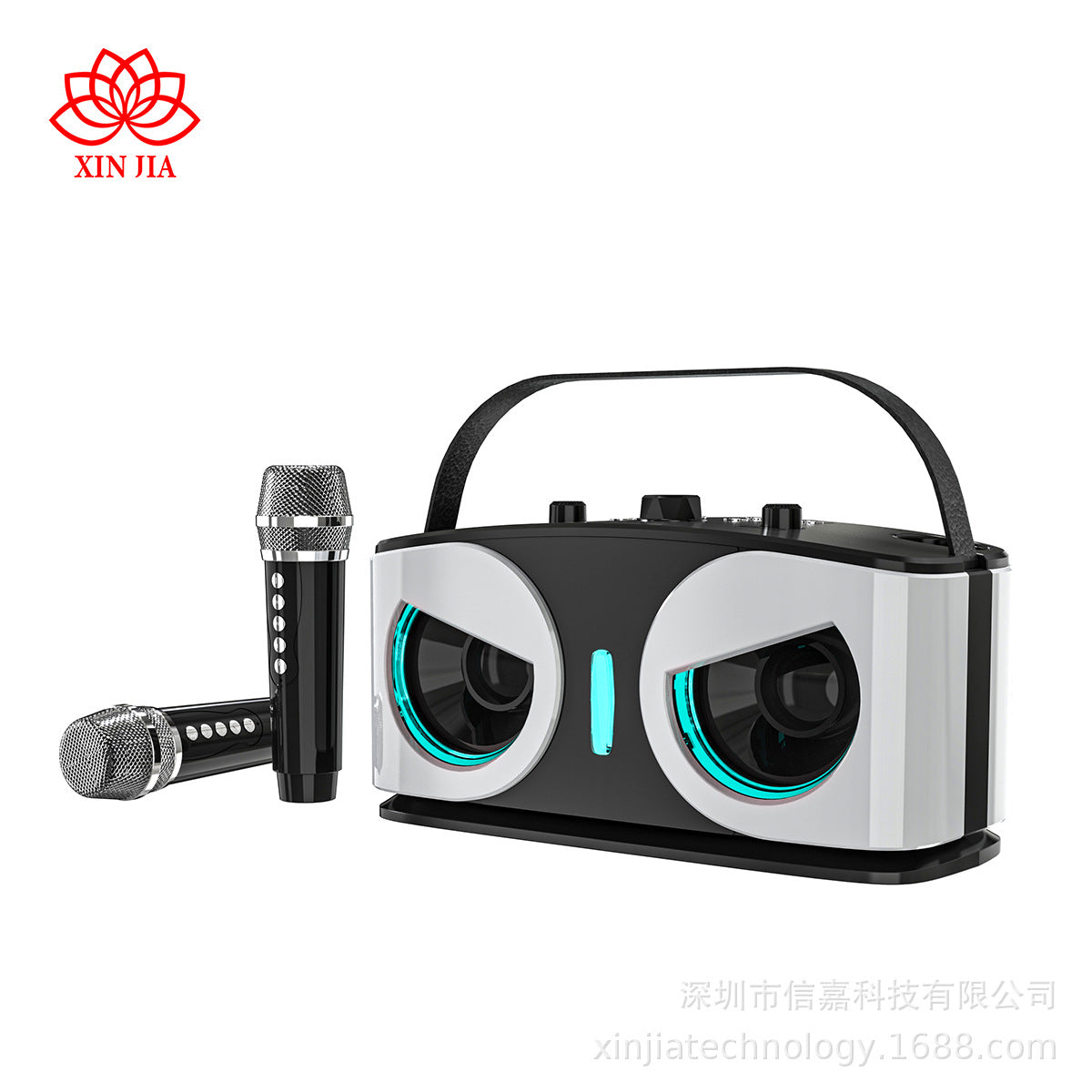 SD306 Bluetooth Speaker with Microphone A922 Home Outdoor Portable KTV Wireless Karaoke Speaker Set