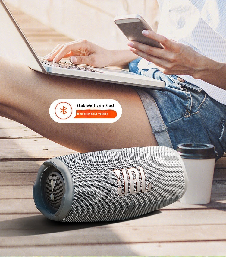 JBL CHARGE5 Music Shockwave 5th Generation Portable Bluetooth Speaker + Subwoofer Outdoor Speaker