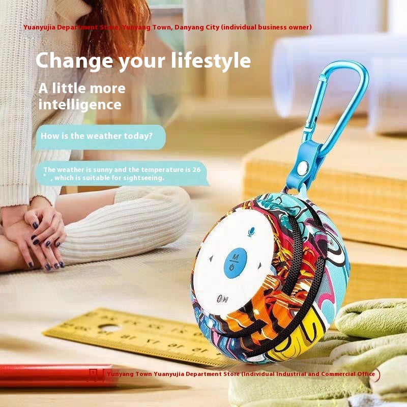 BV200 Bluetooth Speaker Portable Outdoor Wireless Mini Card Slot Speaker Heavy Bass Outdoor Speaker