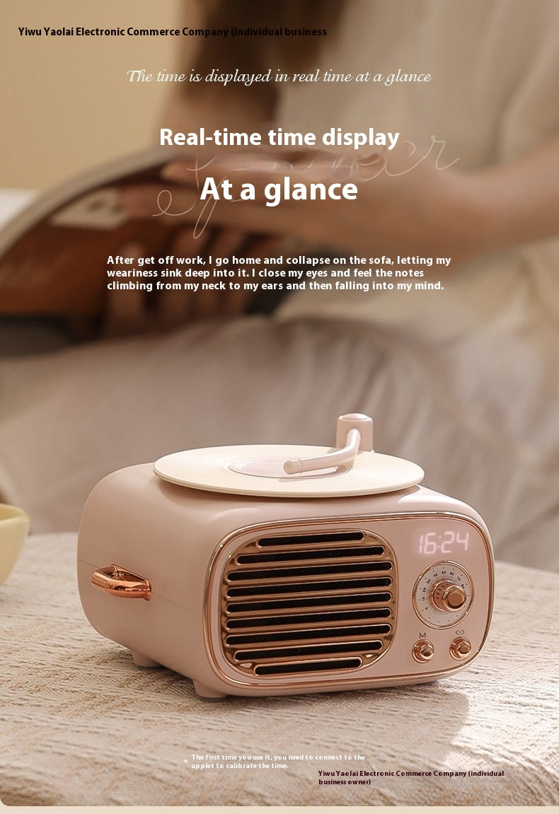 Microphone Practical Small Retro Little Prince Integrated Record Speaker Gift Birthday Microphone Song Audio Blue Free Shipping