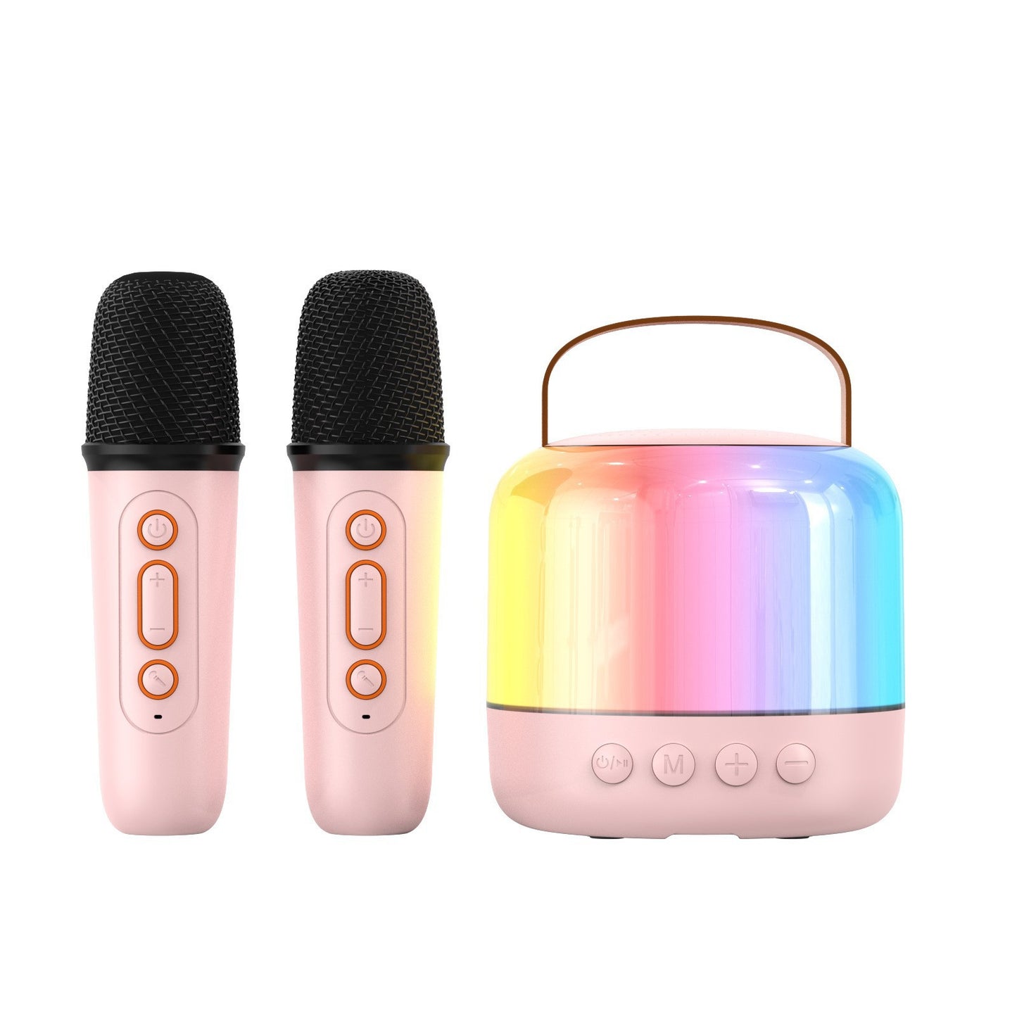 New Bluetooth Speaker Portable Outdoor Bluetooth Audio Wireless Karaoke with Microphone for Home KTV