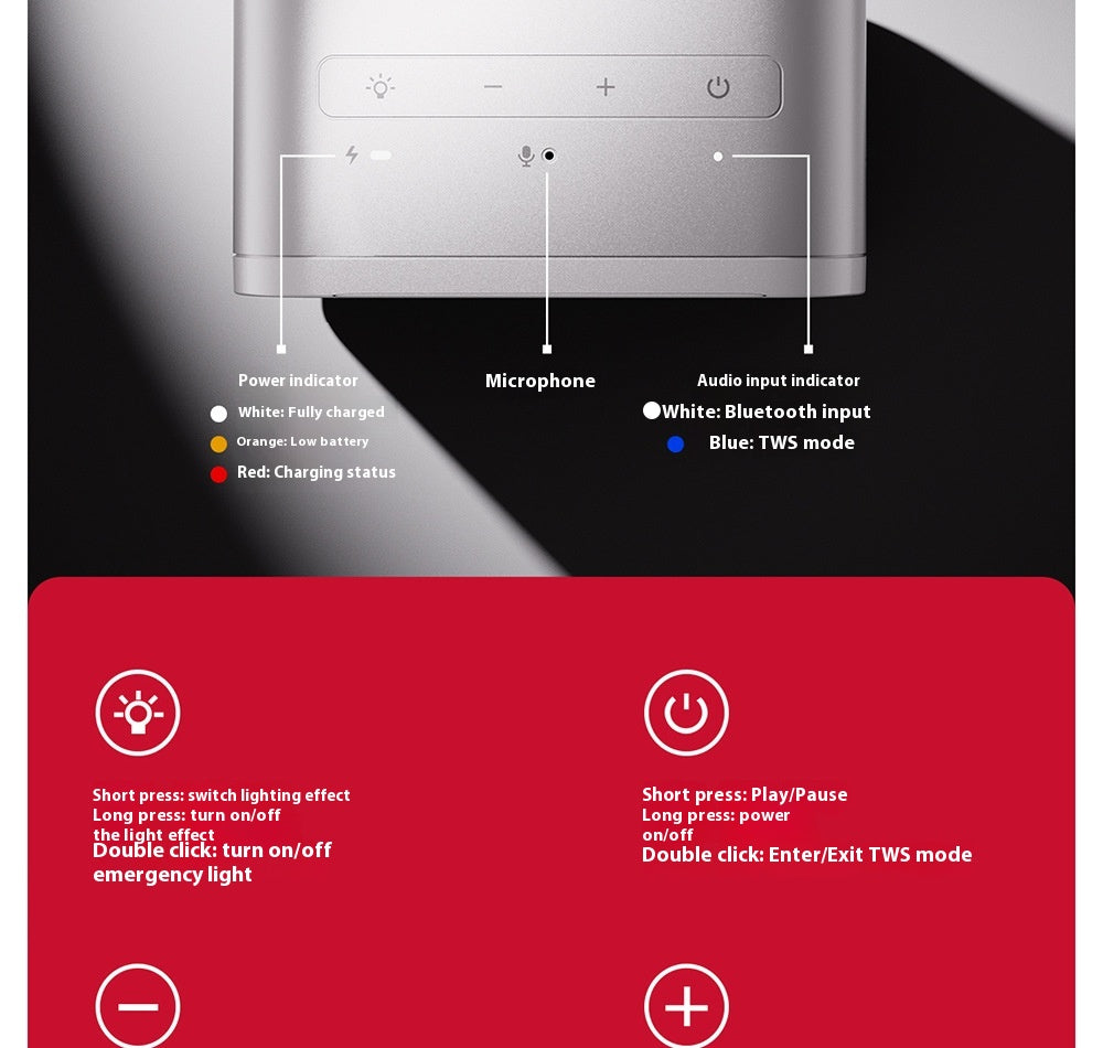 Edifier Halo Nano Desktop Ambient Light Speaker