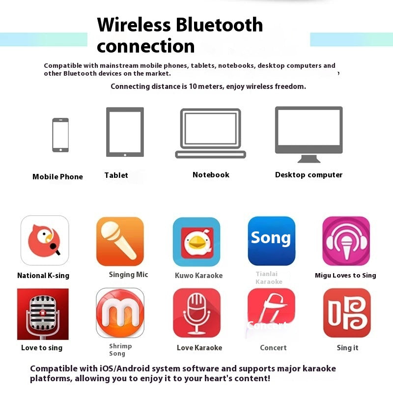 SD306S Bluetooth Speaker Owl Mobile Phone Singing Wireless Microphone Dual Speaker Microphone Speaker Manufacturer Supply