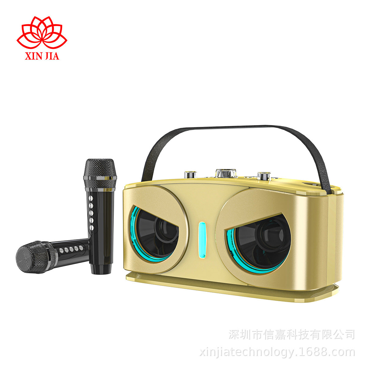 SD306 Bluetooth Speaker with Microphone A922 Home Outdoor Portable KTV Wireless Karaoke Speaker Set