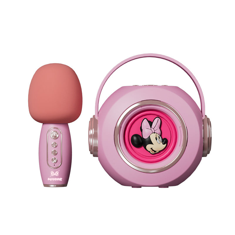 Disney K-Song Wireless Bluetooth Microphone Speaker Combo for Home KTV Dual Microphone Singing Home Microphone Speaker