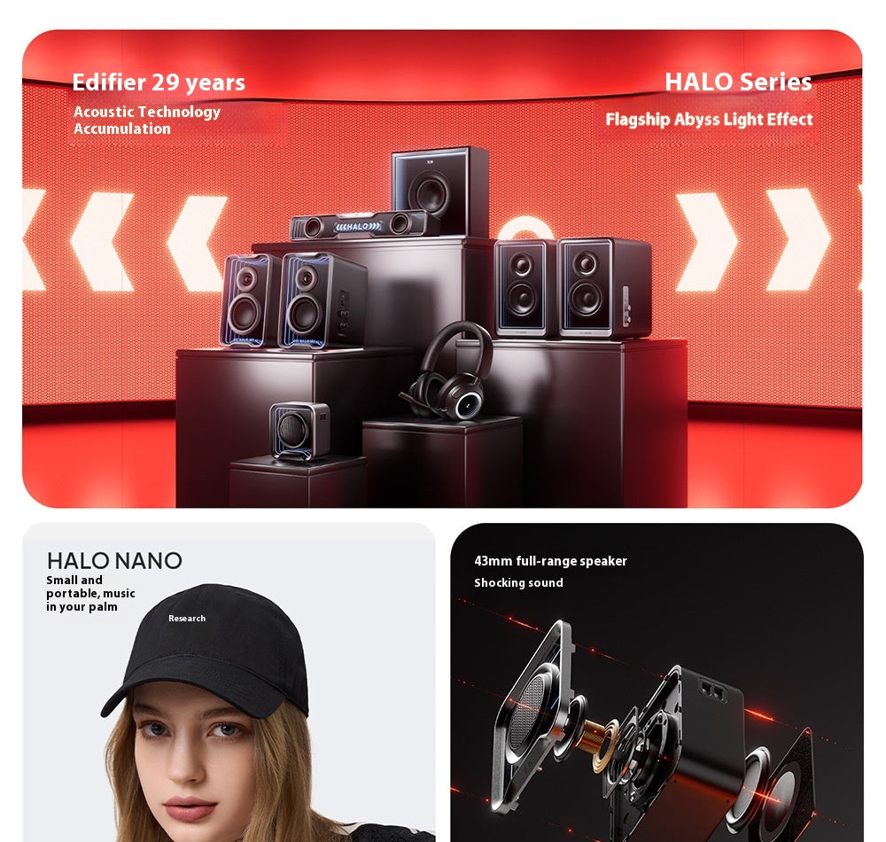 Edifier Halo Nano Desktop Ambient Light Speaker