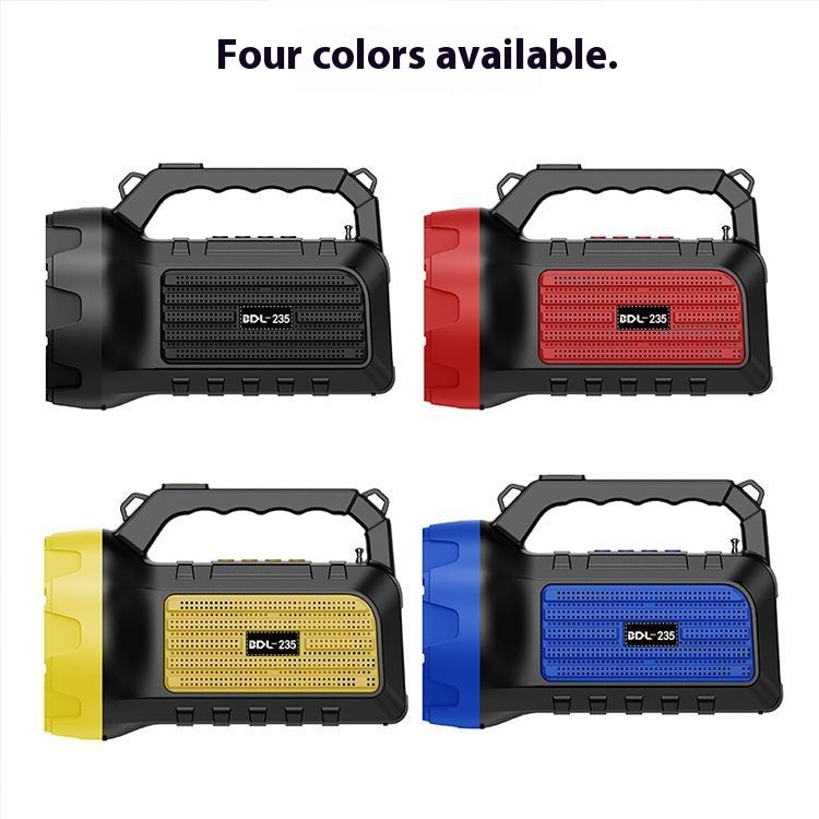 Outdoor Speaker Bluetooth Speaker Wireless Card Slot Solar Creative Multifunctional Flashlight Portable Speaker
